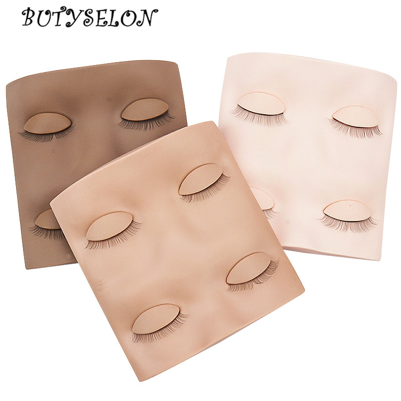 Eyelash Extension Model - Maniquí de cabeza de pestañas de