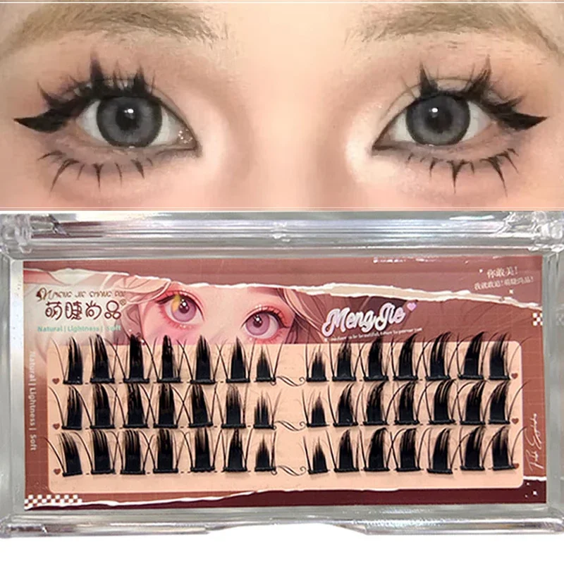 Eyelash Extension Single Lash - Pestañas postizas Little Devil, Manga caliente,