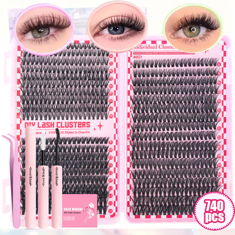 Eyelash Extension Single Lash - 30D40D50D80D Kit de extensión de pestañas