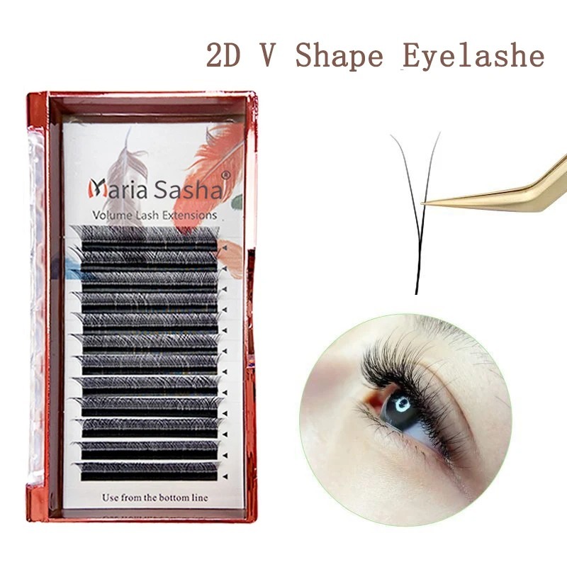 Eyelash Extension Y Shape - Pestañas MARIA 2D en forma de