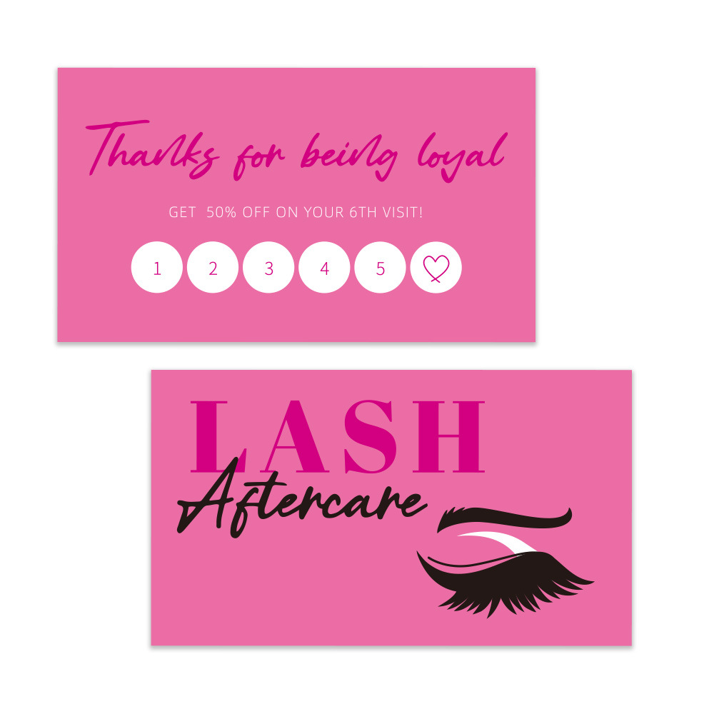 50 Uds. Tarjeta de visita de p - Eyelash Extension Single Lash reseña y precio