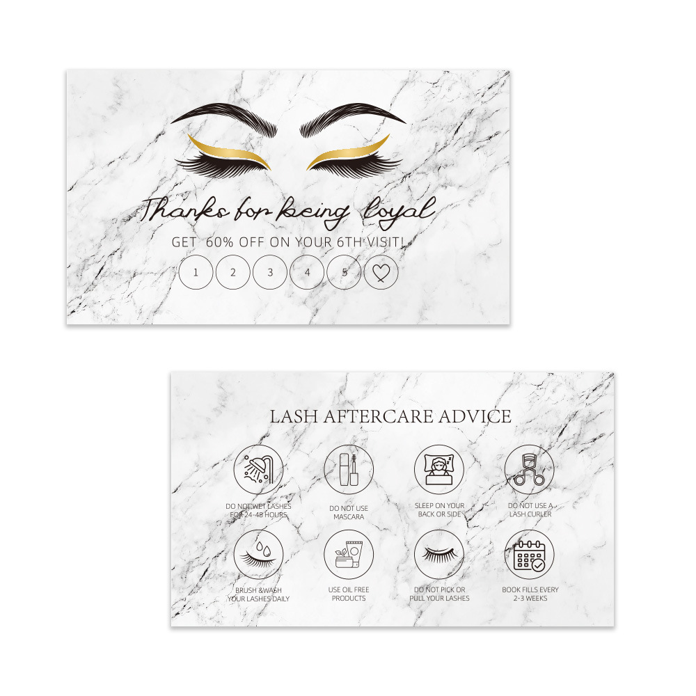 50 Uds. Tarjeta de visita de p - Eyelash Extension Single Lash reseña y precio