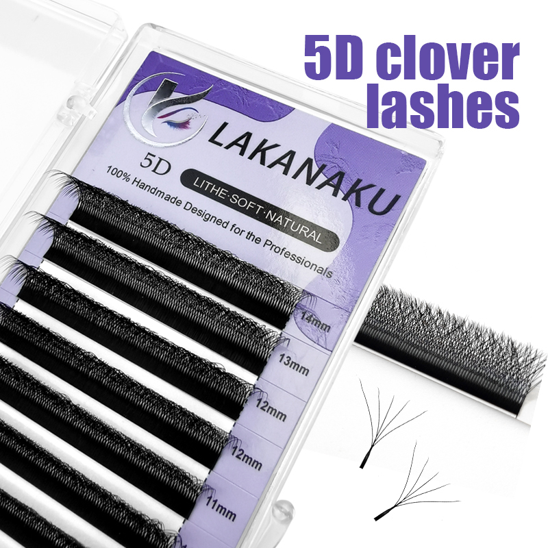 LAKANAKU W forma Bloom 3D 4D 5 - Eyelash Extension Y Shape reseña y precio