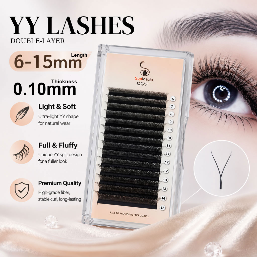 Supmacio 0,10 mm YY Lash exten - Eyelash Extension Y Shape reseña y precio
