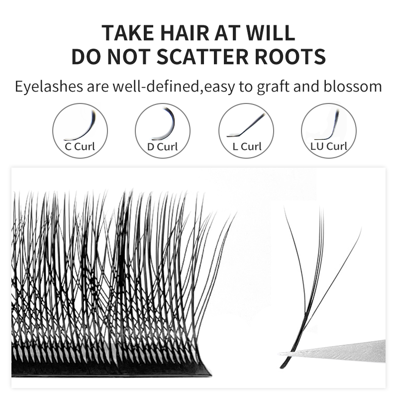 NATUHANA 3D en forma de W (2,0 - Eyelash Extension Y Shape reseña y precio
