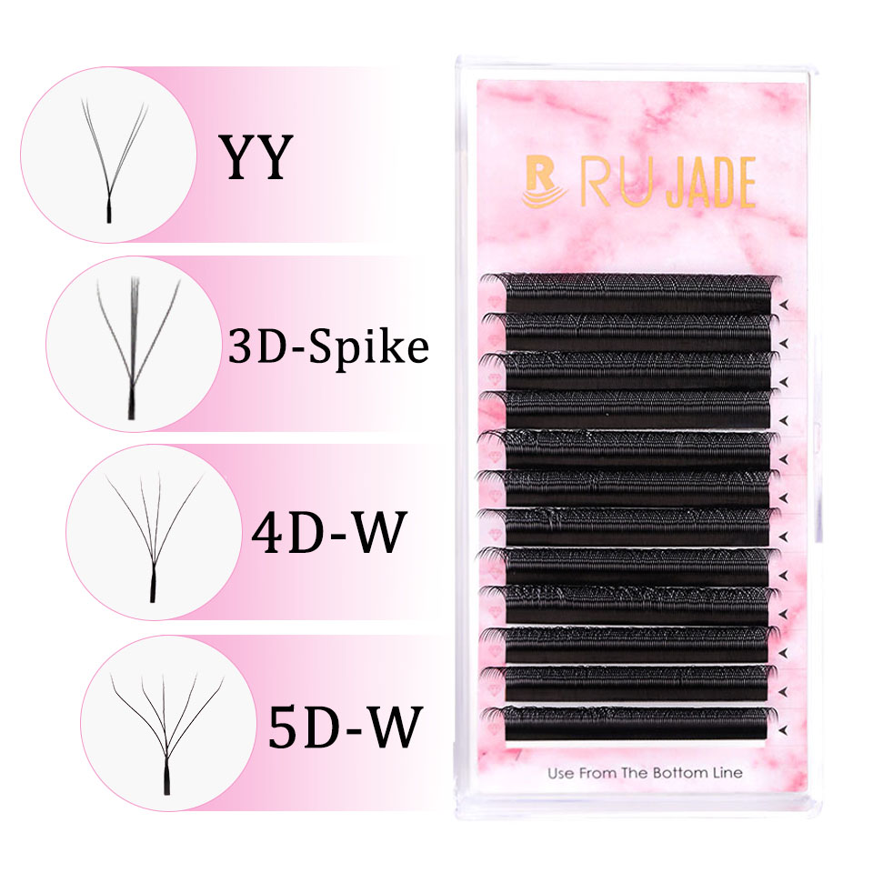 Rujade YY 3D 4D 5D W forma Blo - Eyelash Extension Y Shape reseña y precio