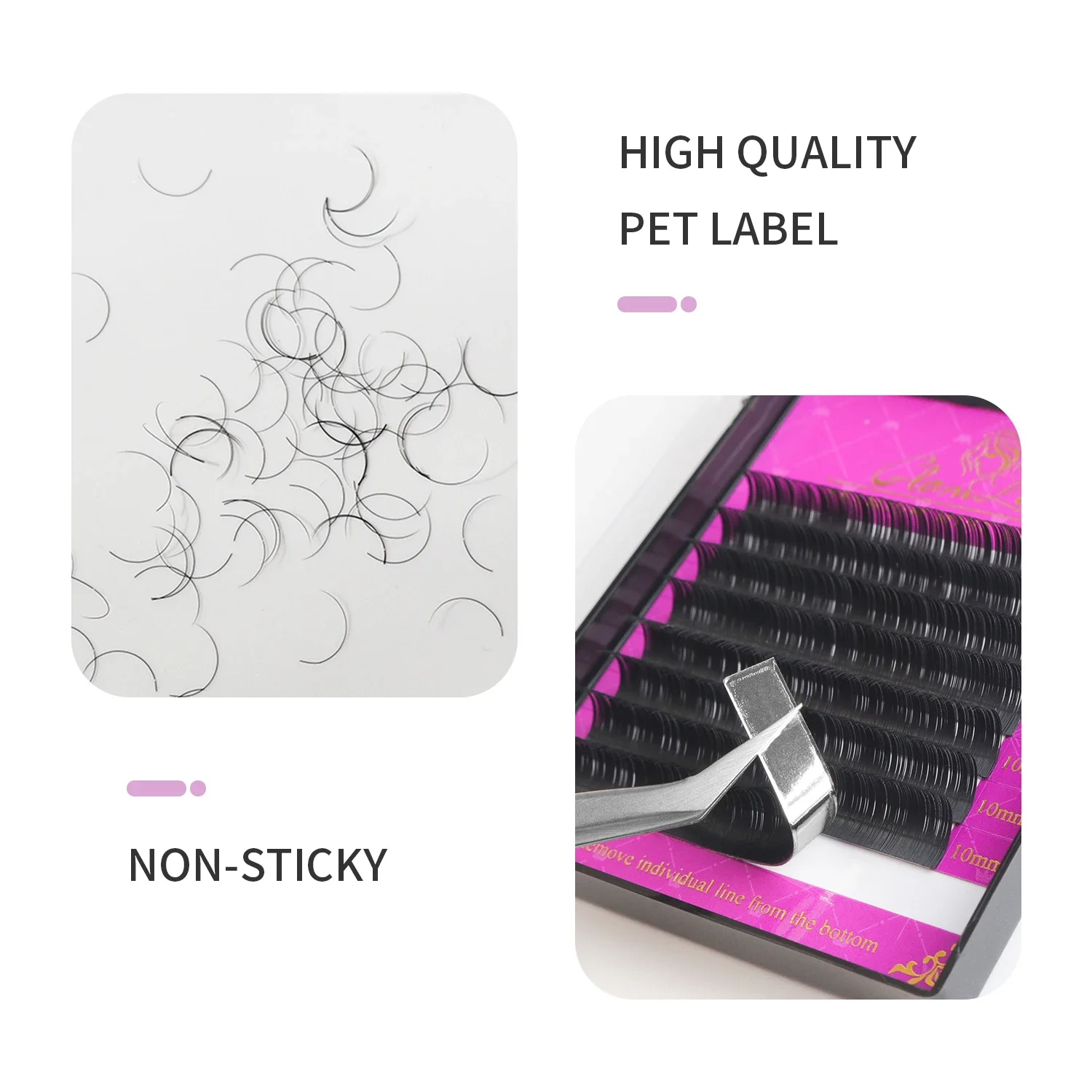 GLAMLASH, venta al por mayor,  - Eyelash Extension Single Lash reseña y precio