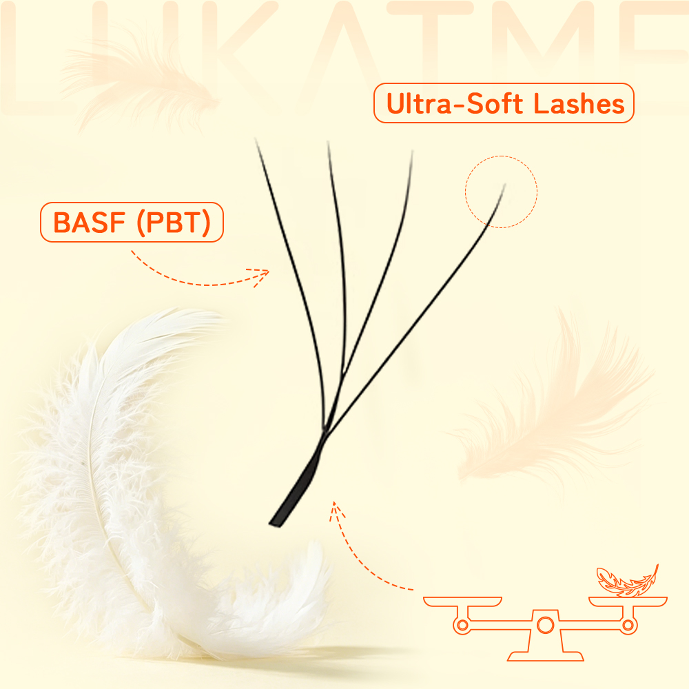 10PCS/SET LUKATME Pestañas Pos - Eyelash Extension Y Shape reseña y precio