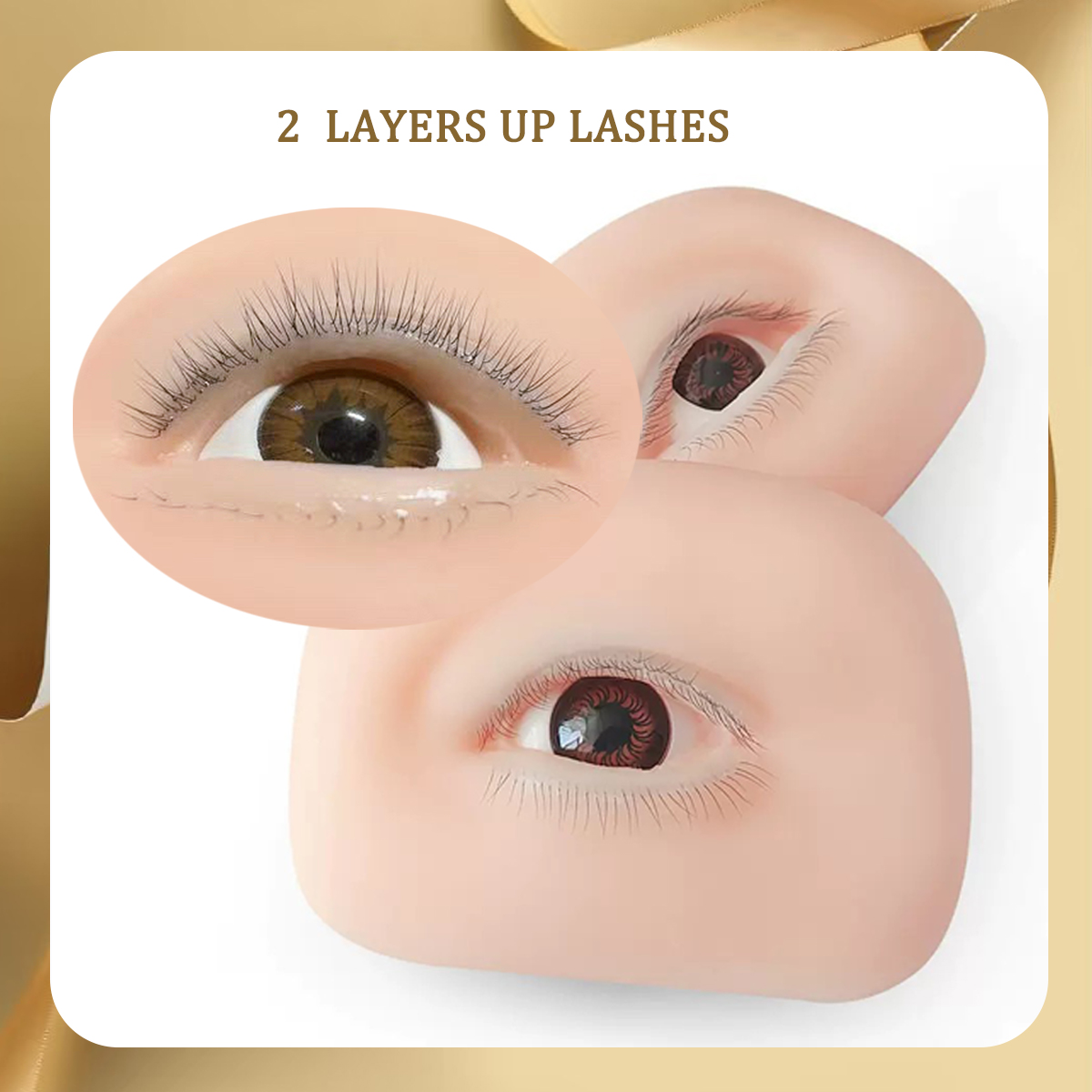 Maniquí de pestañas postizas 3 - Eyelash Extension Model reseña y precio