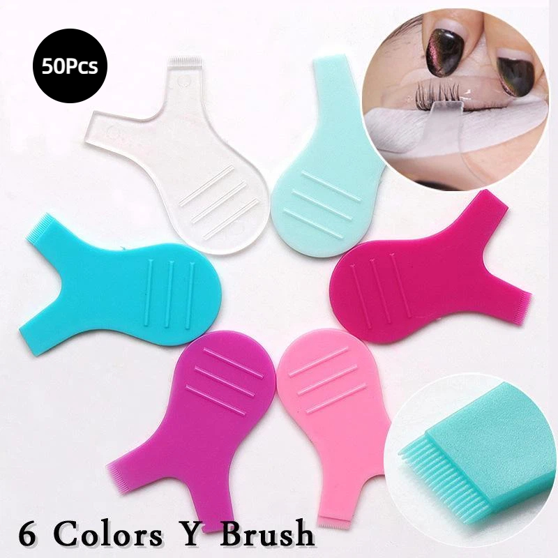 NUEVO: 50 piezas de cepillos p - Eyelash Extension Y Shape reseña y precio