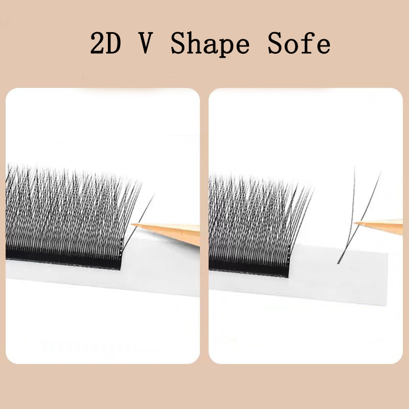 Pestañas MARIA 2D en forma de  - Eyelash Extension Y Shape reseña y precio